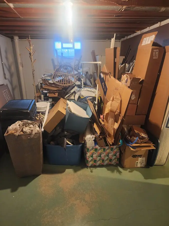 Roll-off dumpster container at job site for Roll Off Dumpster Rental in Silver Spring